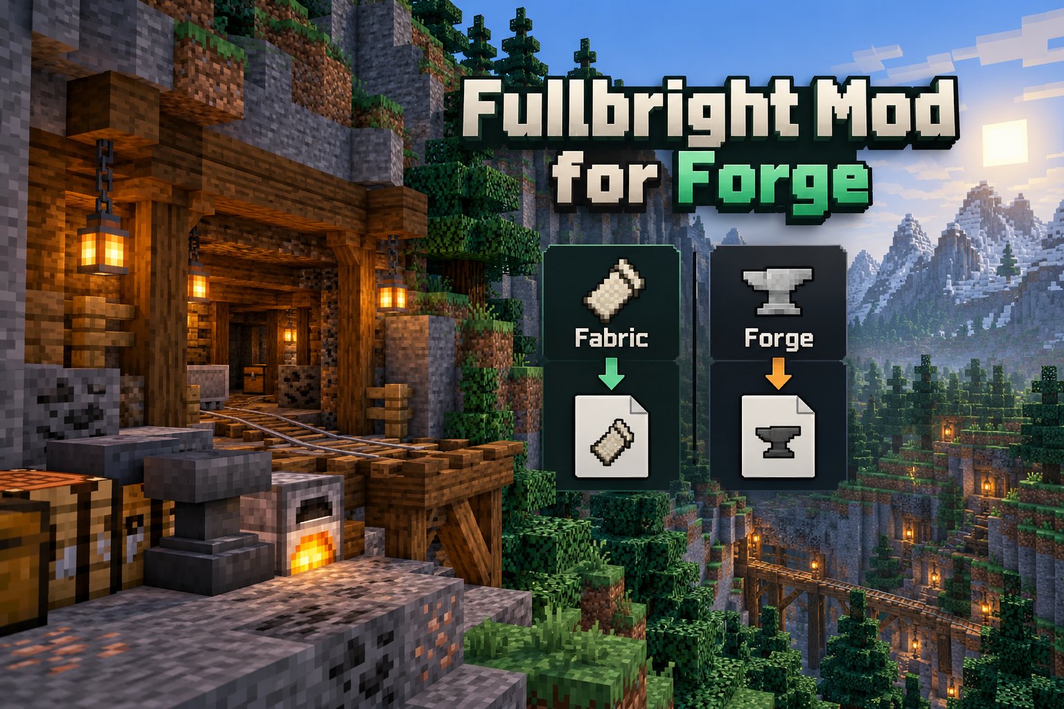 Fullbright Mod for Forge: What to Check Before Downloading — Minecraft brightness guide illustration